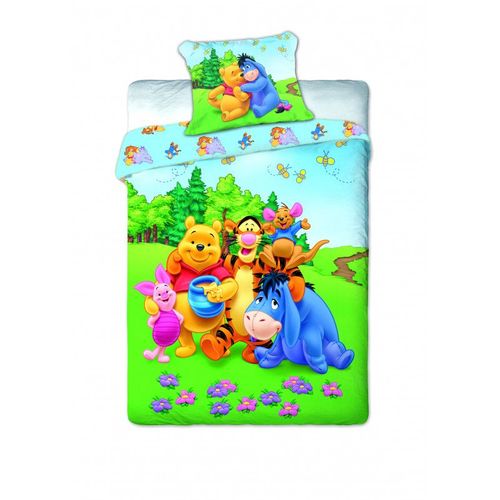 Posteljina Za Decu Winnie The Pooh 160x200cm + 70x80 cm slika 1