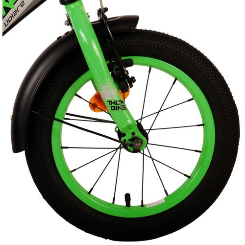 Volare dječji bicikl Thombike 14" crno-zeleni slika 5