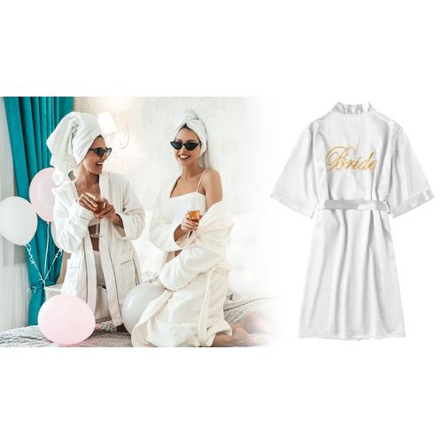 Ženski kućni ogrtač Bride White S slika 10