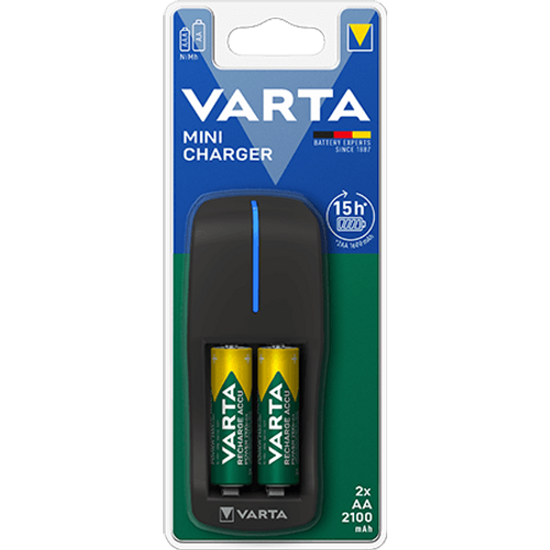 VARTA Mini punjač baterija sa 2 x HR6 2100mAh slika 1