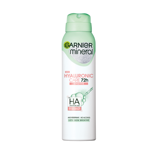 Garnier Mineral Hyaluronic Care 72h Sensitive dezodorans u spreju 150ml slika 1