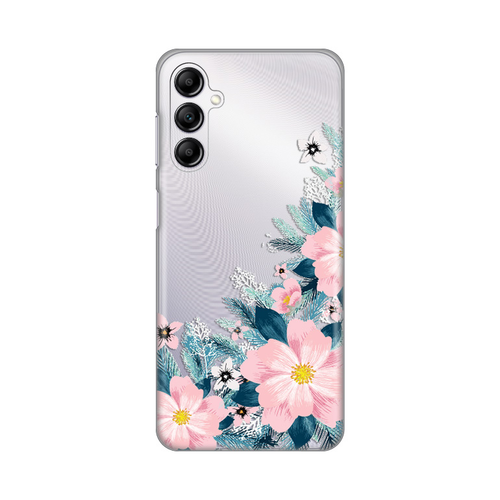 Torbica Silikonska Print Skin za Samsung A145R Galaxy A14 4G Bright Flowers slika 1