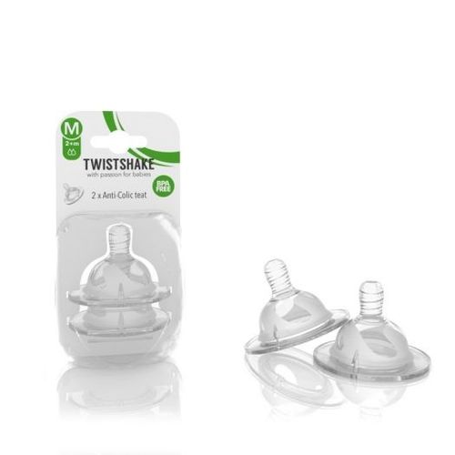 Twistshake Sisač Anti-Colic Teat M 2+m slika 2