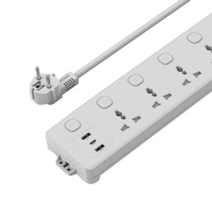 XO Produžni Kabl WL19 5 utičnica + 2USB+C 2m