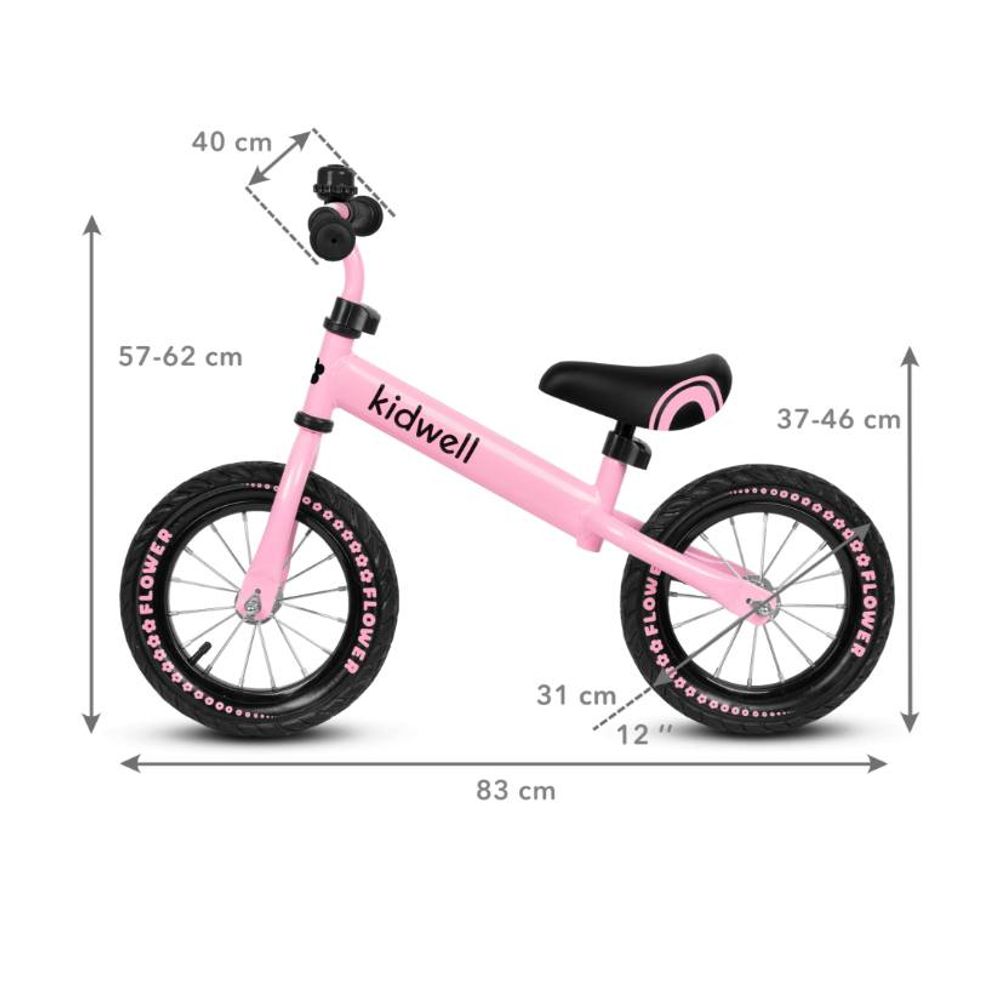 Kidwell Cruzer dječji bicikl bez pedala, pink slika 4