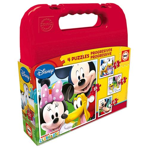 Disney Mickey Mouse Club House Progressive puzzle 12-16-20-25pcs slika 1