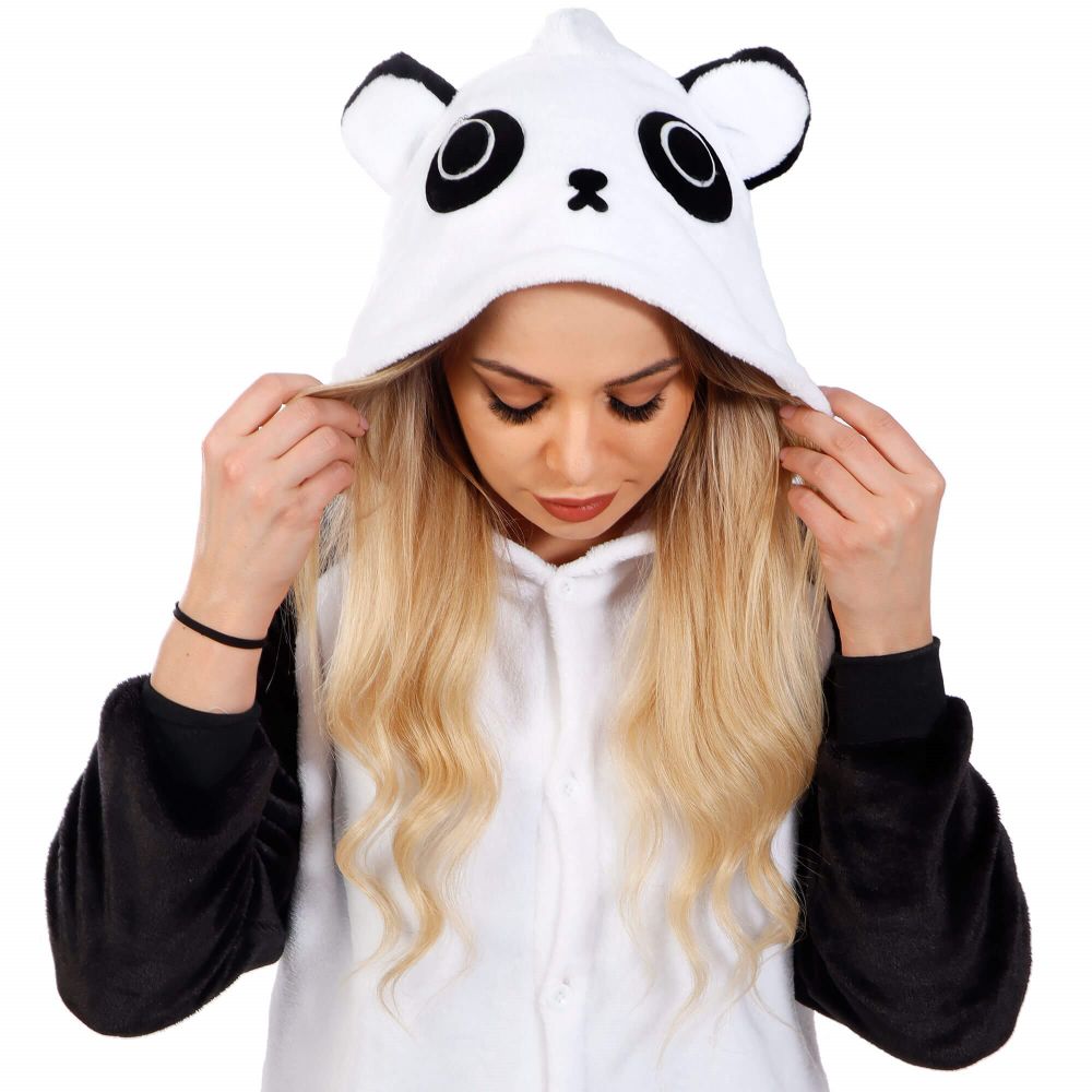 Jednodijelna piđama, panda, vel. M slika 2