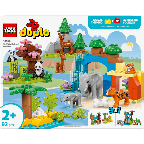 LEGO® DUPLO® 10446 Obitelji divljih životinja 3u1 slika 2