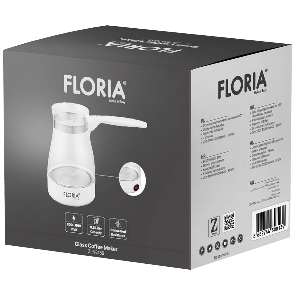 Floria Kuhalo za kafu, 800W - ZLN8139 slika 2