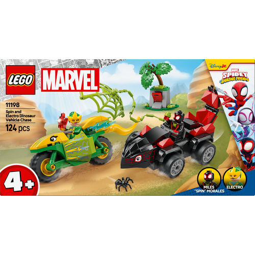 LEGO® SPIDEY 11198 Spin i Electro u dinosaurskim vozilima slika 3