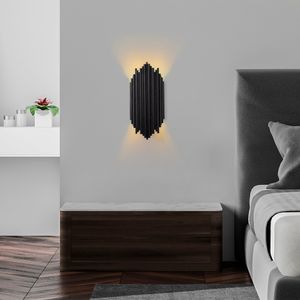 Kara - Crna Zidna Lampa 13345
