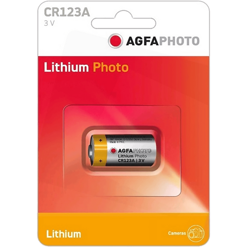 Agfa baterija litijumska CR123A, 3V, blister 1 komad - CR123A B1 slika 2