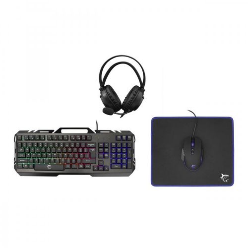 White Shark KEYBOARD + MOUSE + MOUSE PAD  +HEADSET GC-4103 CHEYENNE - 4in1 slika 1