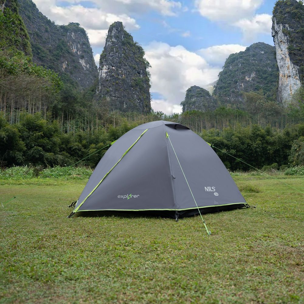 Nc6004 šator za kampiranje tamno sivi explorer nils camp slika 7