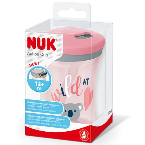 Nuk action cup sa slamkom 230 ml 12+m sort slika 1