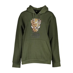 CAVALLI CLASS WOMEN'S ZIPLESS SWEATSHIRT GREEN