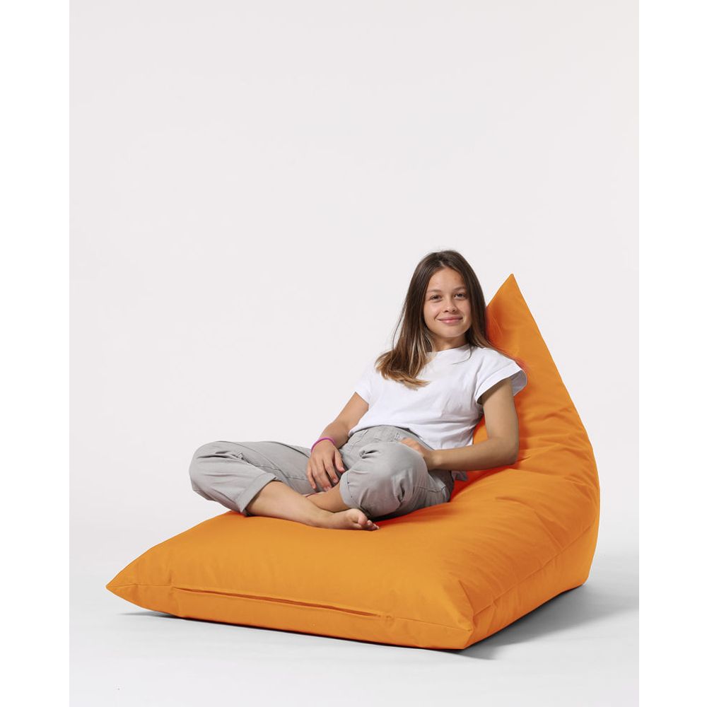 Pyramid Veliki Pouf za Krevet - Narandžasti Garden Bean Bag slika 3