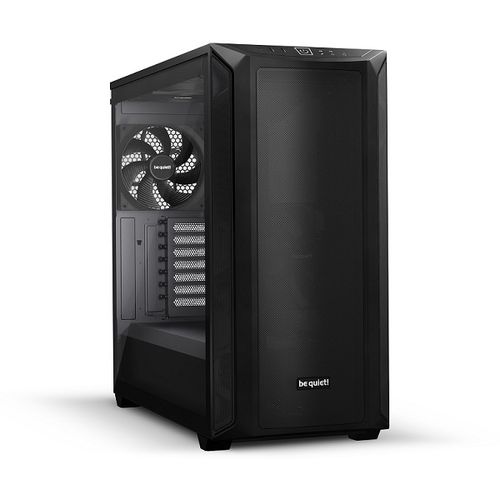 SHADOW BASE 800 Black, MB compatibility: E-ATX / ATX / M-ATX / Mini-ITX, Three pre-installed be quiet! Pure Wings 3 140mm PWM fans, including space for water cooling radiators up to 420mm slika 3
