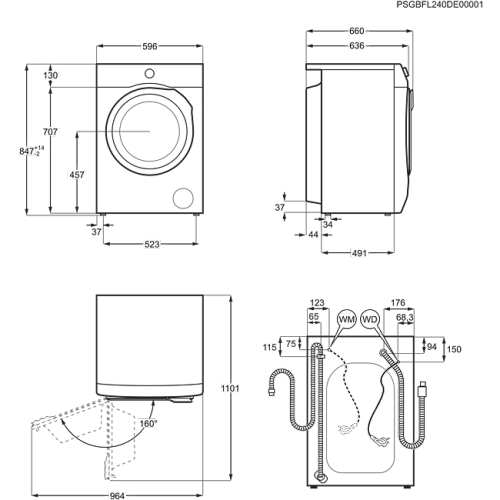 AEG LFR61144BE Veš mašina, 10kg, 1400 rpm, Inverter, 66 cm, WOOLMARK BLUE sertifikat slika 10