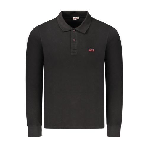 RIFLE POLO LONG SLEEVE MEN BLACK slika 1