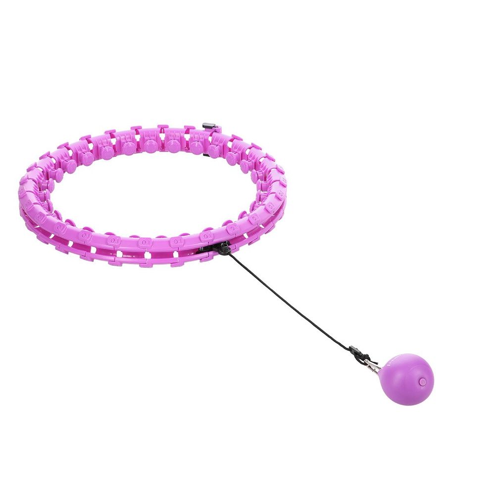 Hhw12 plus size hula hoop ljubičasti s utegom hms slika 7
