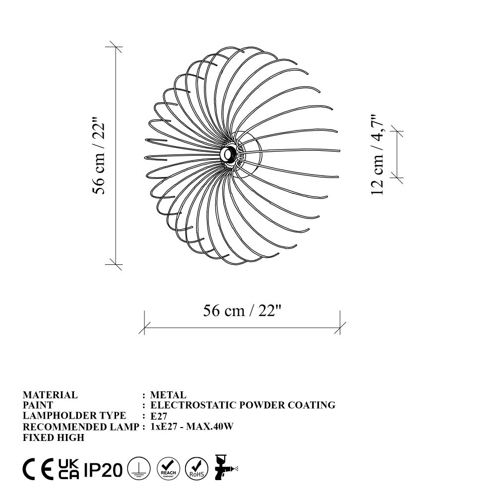 Karsortel - N-643-1 Zlatna Zidna Lampa slika 8