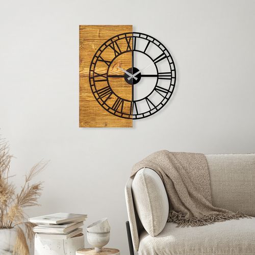 Wallity Ukrasni drveni zidni sat, Wooden Clock 10 slika 2