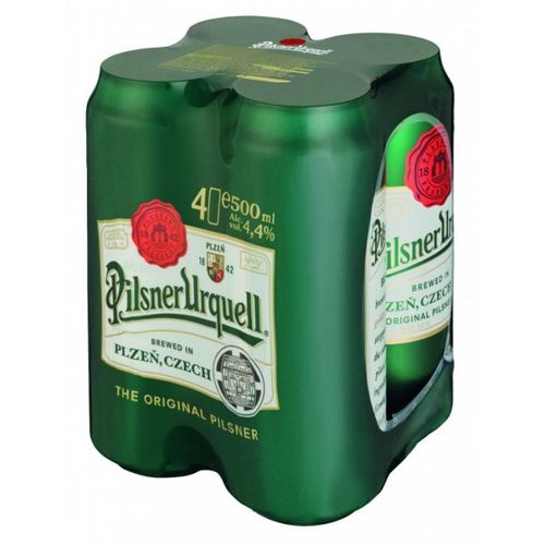 Pilsner Urquell 4kom X 0,5l limenka slika 1