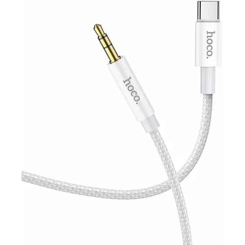 HOCO AUX Audio Jack kabel 3,5 mm na Type-C UPA19 1 m srebrni slika 2