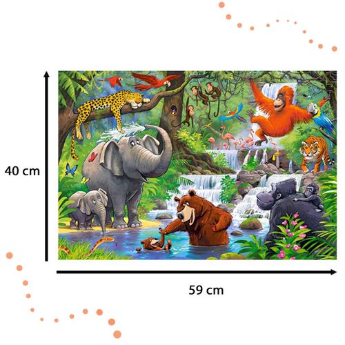 Castorland puzzle životinje iz džungle 40 kom. slika 4