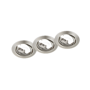 Jura NIKEL mat OKRUGLO SET/3 ugradbene
