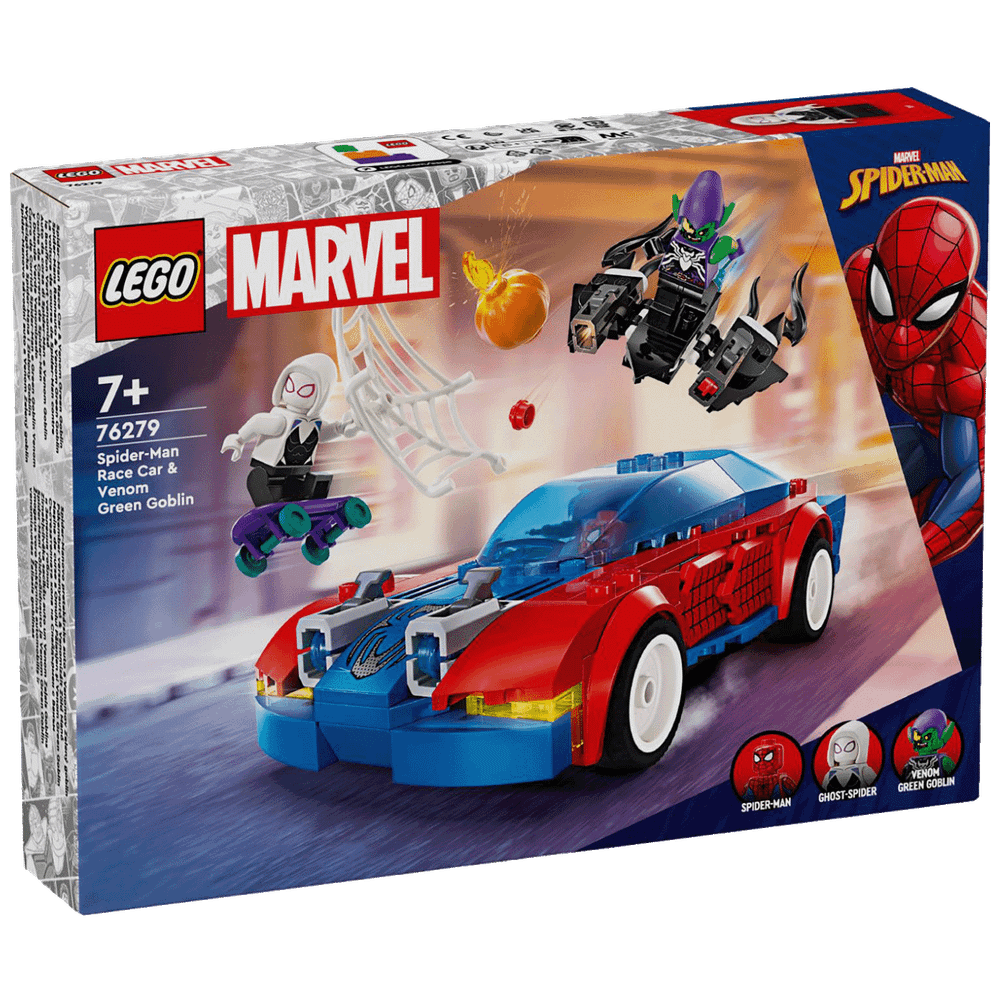 Lego Spider-Man trkaći auto i Venom, LEGO Super Heroes Marvel slika 1
