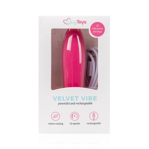 Mini vibrator Velvet, ružičasti slika 9