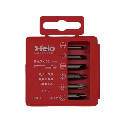 Set bitova Felo Industrial Bit-box Profi 50 mm SL/PH/PZ 03092516 6 kom slika 2