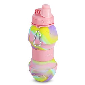 Nc4102 silikonska sklopivna boca za vodu 700 ml roza nils