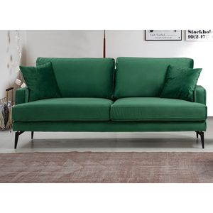 Papira 2 Seater Green 2-Seat Sofa