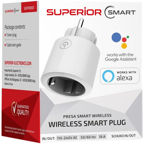 Superior Pametna uticnica, WiFi, Google Assistant i Alexa - Wireless Smart Plug slika 2