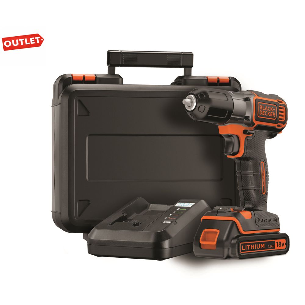 Black&Decker Aku bušilica/odvijač 18 V 1,5 Ah ASD18K slika 1