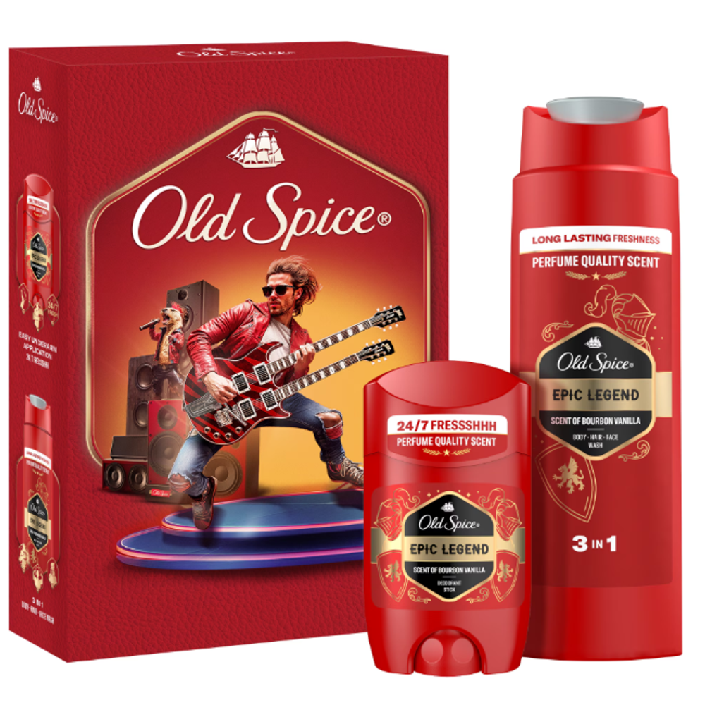 Old Spice poklon set za muškarce Music Epic Legend slika 2