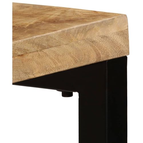 Konzolni stol 120 x 35 x 76 cm od masivnog drva manga i čelika slika 11
