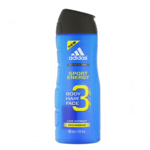 Adidas 3in1 Body Hair Face Shower Gel 400 ml slika 1