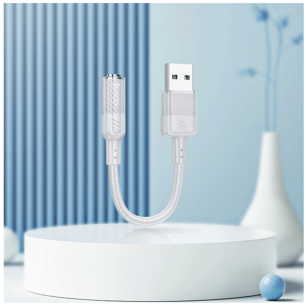 hoco. Adapter za slušalice, USB type A na 3.5 mm - LS37 Spirit slika 5