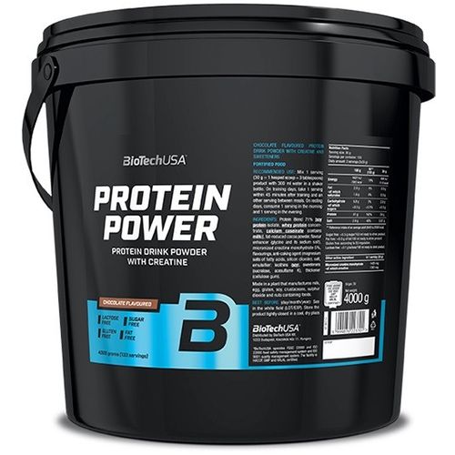 BioTech USA Protein Power 4kg Jagoda-Banana slika 1