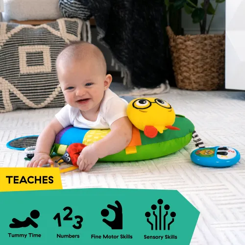 Kids II Baby Einstein Igračka Jastuk Tummy Time - Cal The Caterpillar 16756 0-12M slika 4