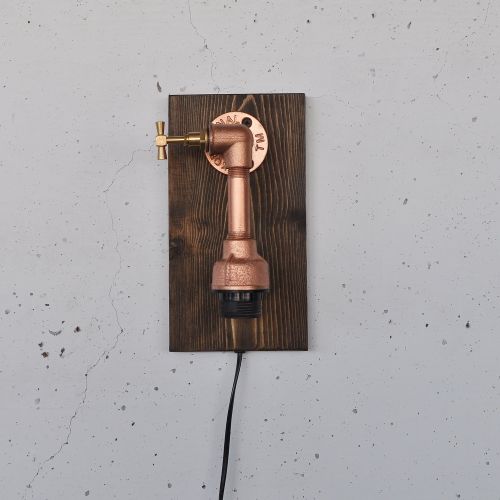 Pp174 Wooden
Rose Gold Wall Lamp slika 2