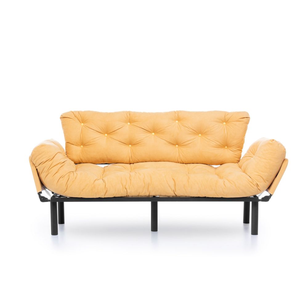 Nitta Triple - Mustard Trojnsjed - Sofa na Razvlačenje slika 3