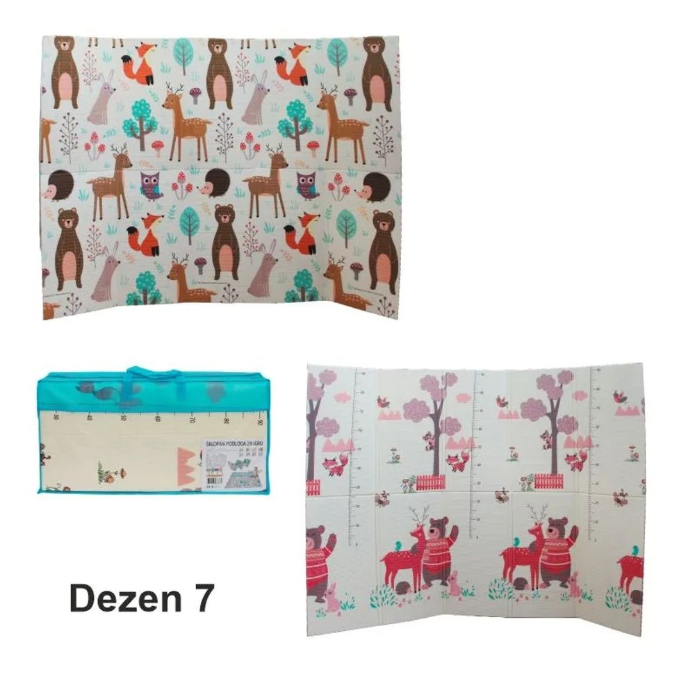 Sklopiva Dvostrana podloga za igru 200x150cm, 1kom slika 7