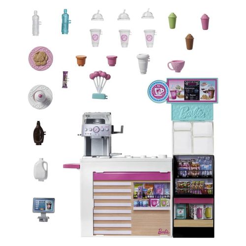 barbie coffee shop set 2024 slika 3