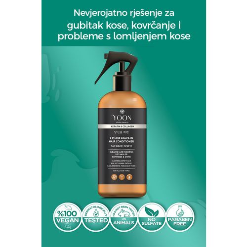 YOON 2u1 Regenerator za kosu bez ispiranja 250ml slika 7