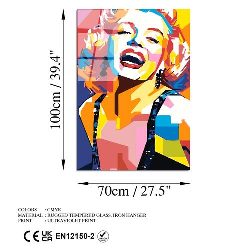 UV-802 70 x 100 Multicolor Decorative Tempered Glass Painting slika 7
